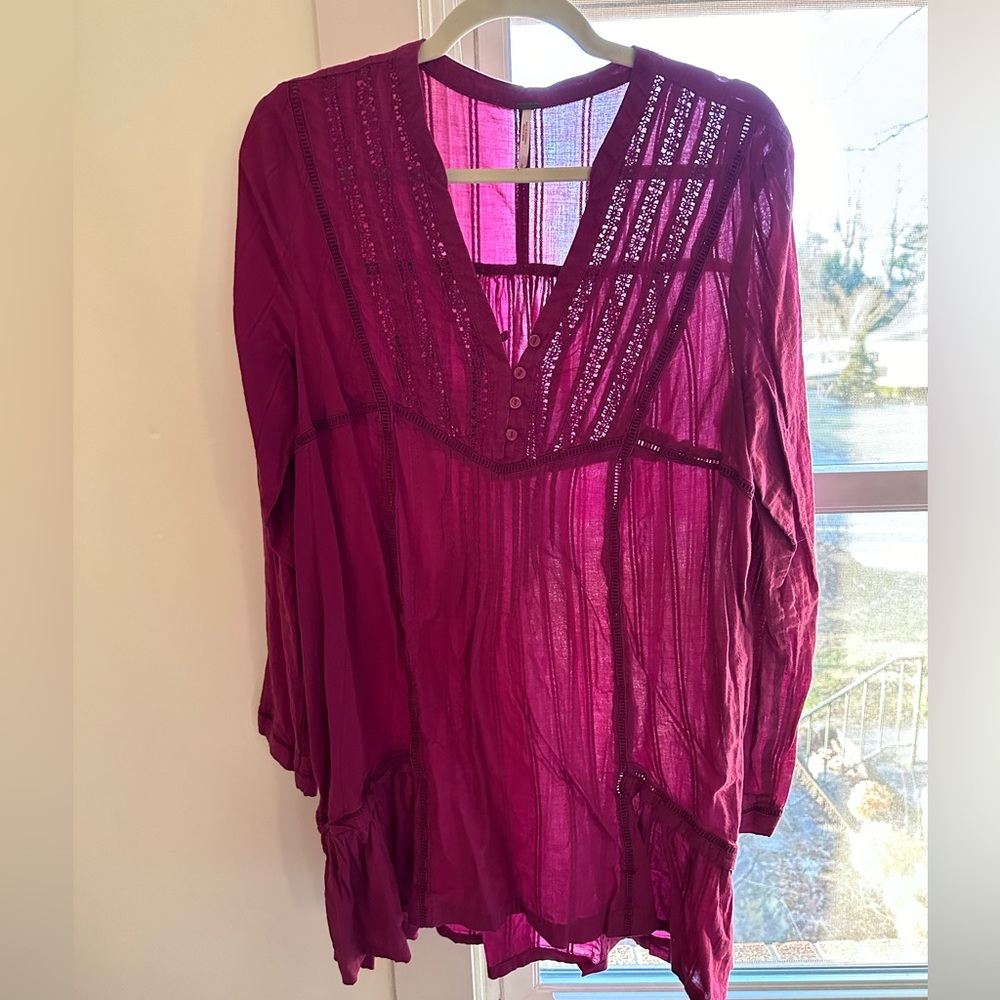 Free people purple tunic